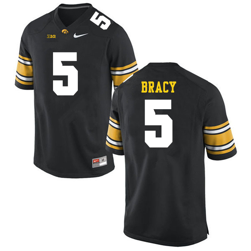 Men #5 Reggie Bracy Iowa Hawkeyes College Football Jerseys Sale-Black